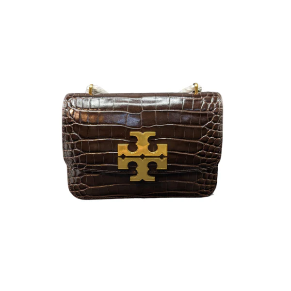 Tory Burch Elnr Embossed Crodile Dark mhgmy - L137318