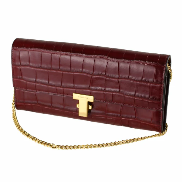 Tory Burch Juliette Embossed Slim Aoma Red -TB84758