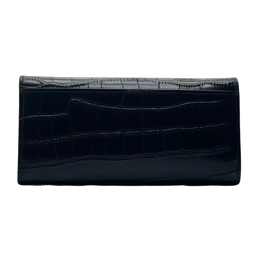 Tory Burch Juliette Embossed Slim Wall Black -TB84758 - Image 2
