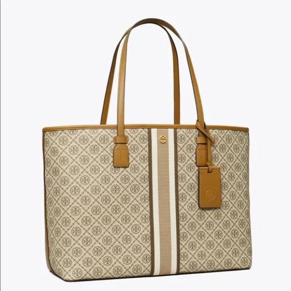 Tory Burch Large T-Monogram Coated Canvas Granola -TB81964 - Image 2