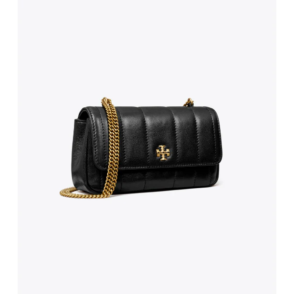 Tory Burch Mini Kira Flap Shoulder Black -TB142567 - Image 2