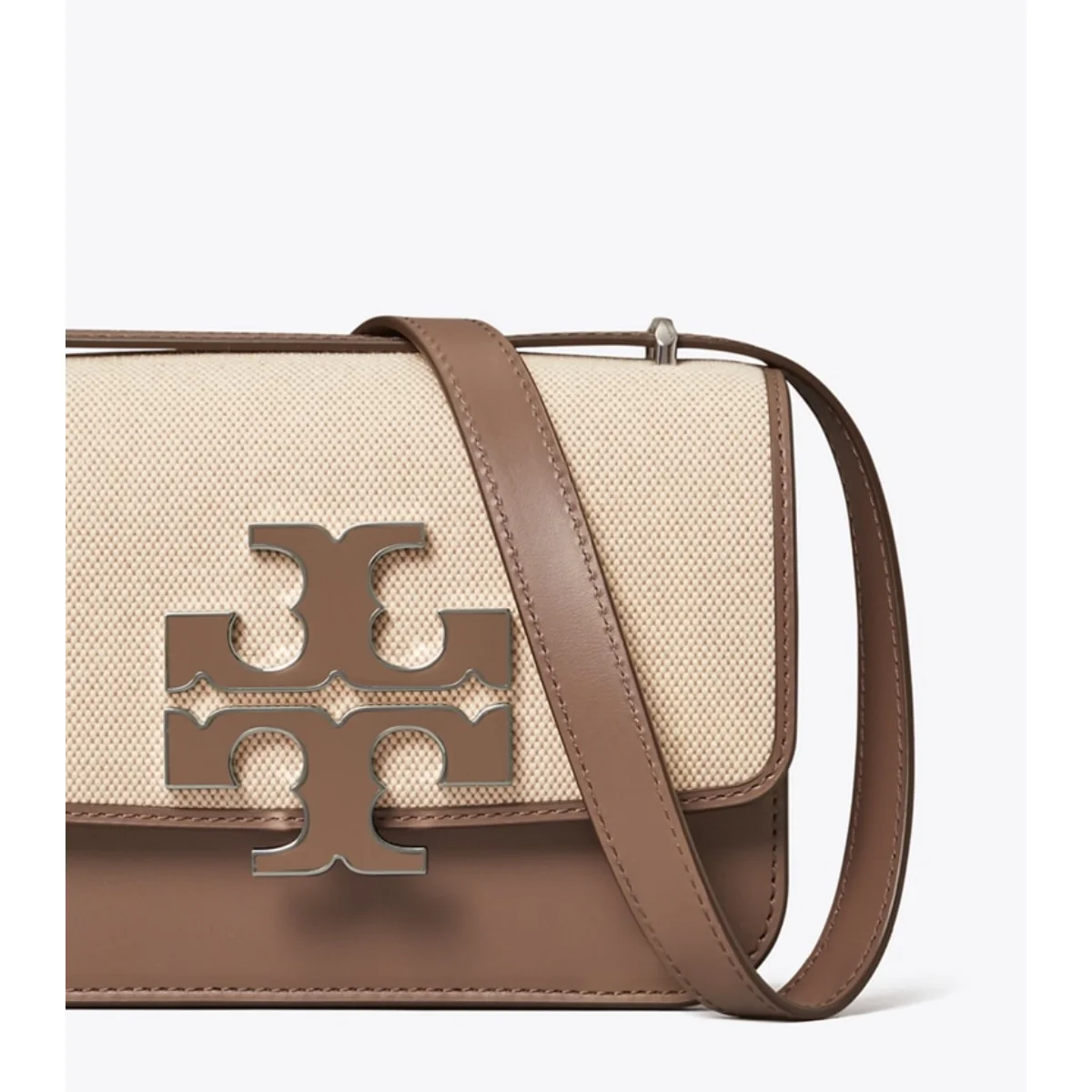Tory Burch Small Eleanor Canvas Bag In Clam Shell - 148596 - Image 3
