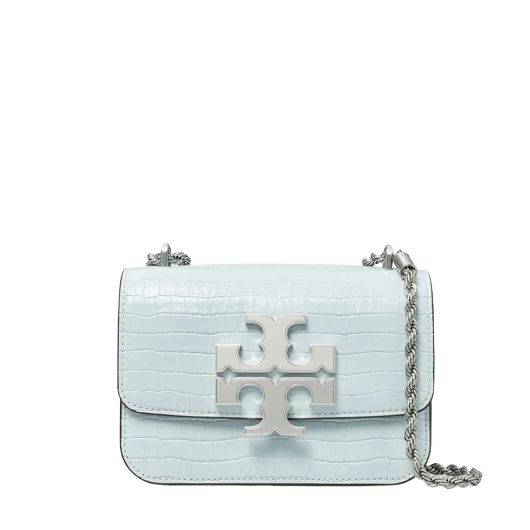 Tory Burch Small Eleanor Embossed Bag Blue Mist - 146535