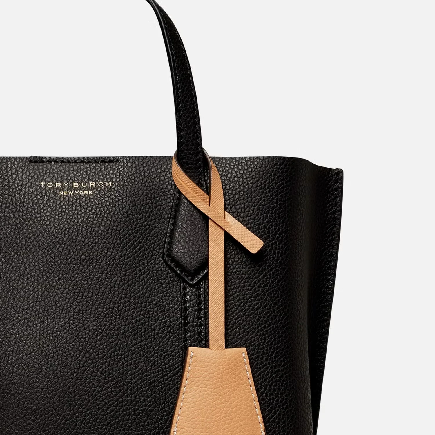 Tory Burch Small Perry Triple-Compartment Tote Bag Black - 81928 - Image 4