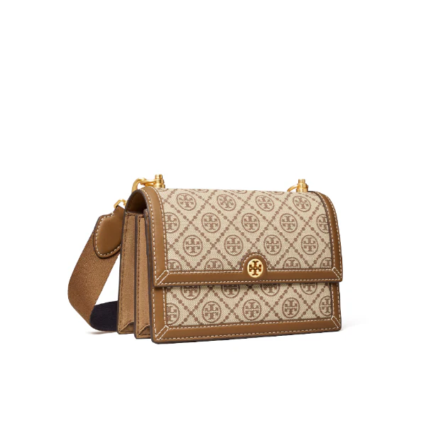Tory Burch T-Monogram Small Bag Hazelnut 37 -TB83313 - Image 2