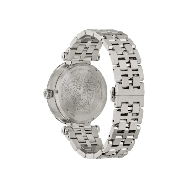 Versace Greca Sport Silver Stainless Steel Green Dial Quartz Watch for Gents - VEZ300421 - Image 2