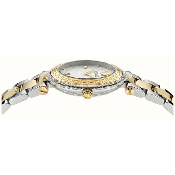 Versace Reve Two-tone Stainless Steel White Dial Quartz Watch for Ladies - VE8B00724 - Image 3