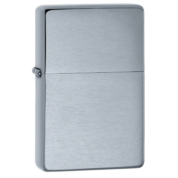 Zippo Brushed Chrome Vintage Lighter