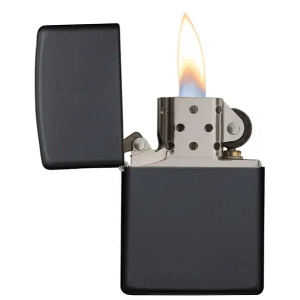 Zippo Classic Black Matte Lighter - Image 2