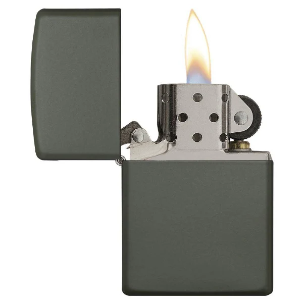 Zippo Classic Green Matte Lighter - Image 2