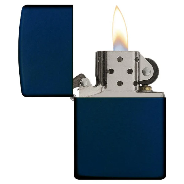 Zippo Classic Navy Matte Lighter - Image 2