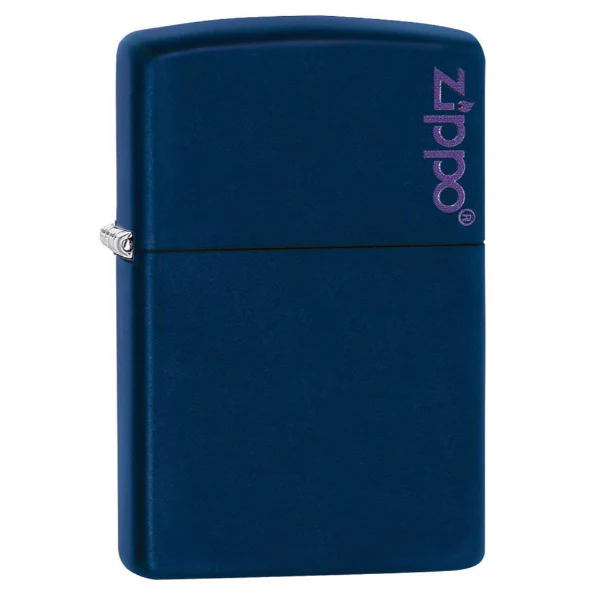 Zippo Classic Navy Matte Zippo Logo Lighter