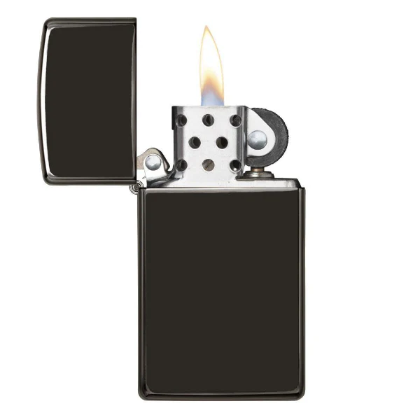 Zippo Slim® High Polish Black Lighter - Image 2