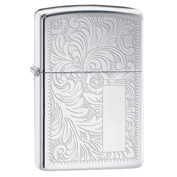 Zippo Slim Chrome Venetian Lighter