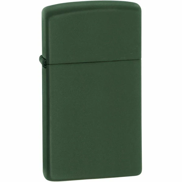Zippo Slim Green Matte Lighter